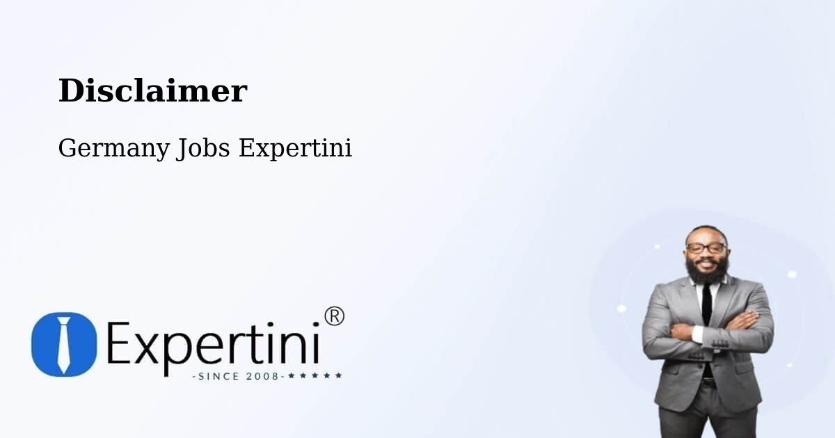 Disclaimer – Tautenhain - Germany Jobs Expertini