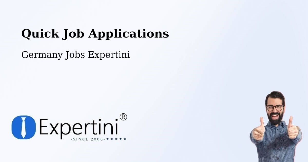 Quick Apply Feature – Tautenhain - Germany Jobs Expertini